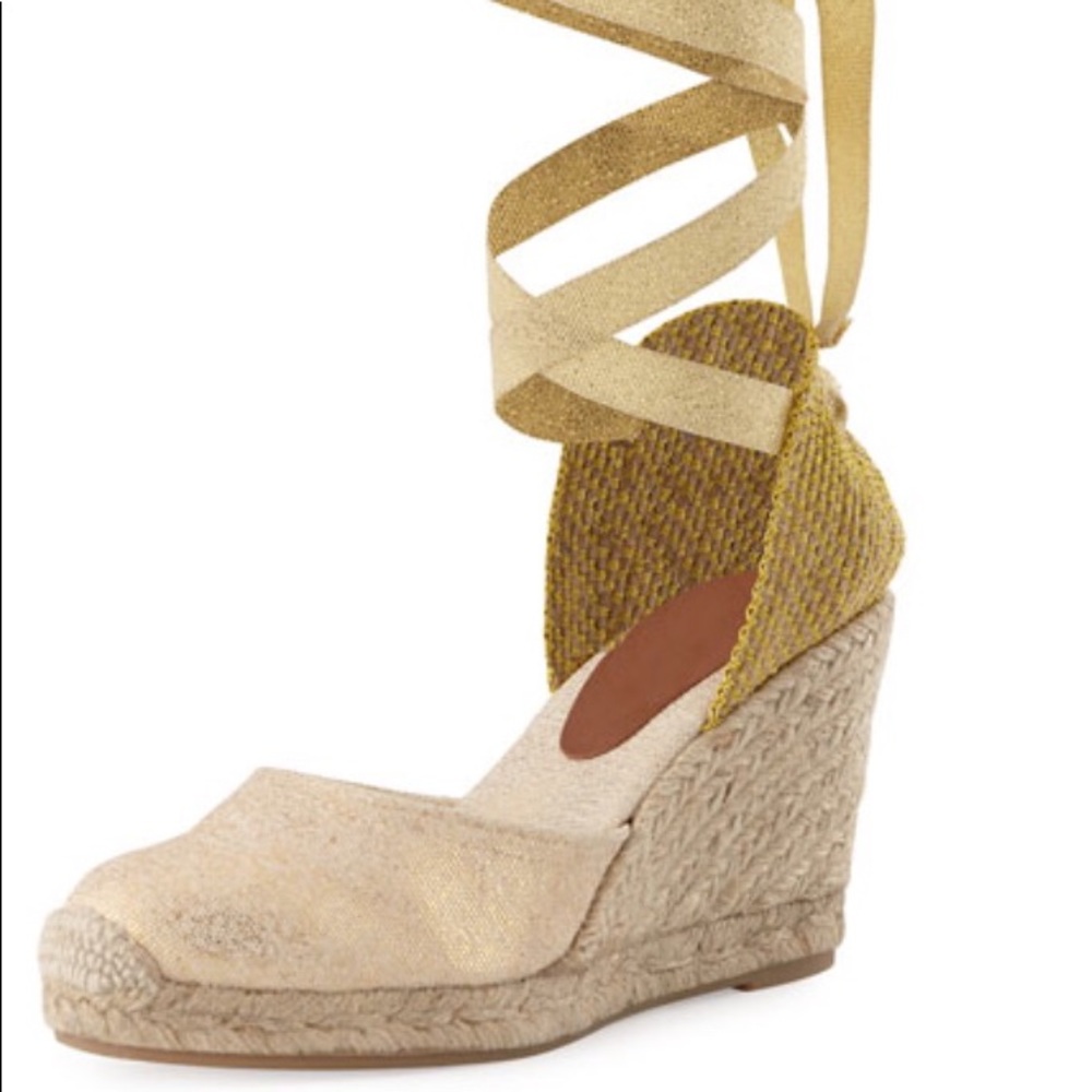 André Assous 'Hilda' Espadrille Wedge Sandal SZ 41 (10 US)